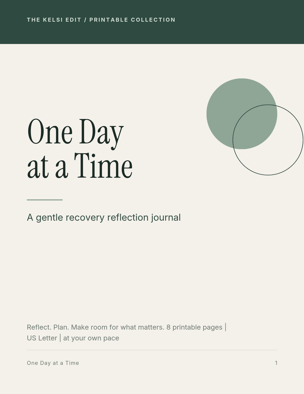 One Day At A Time