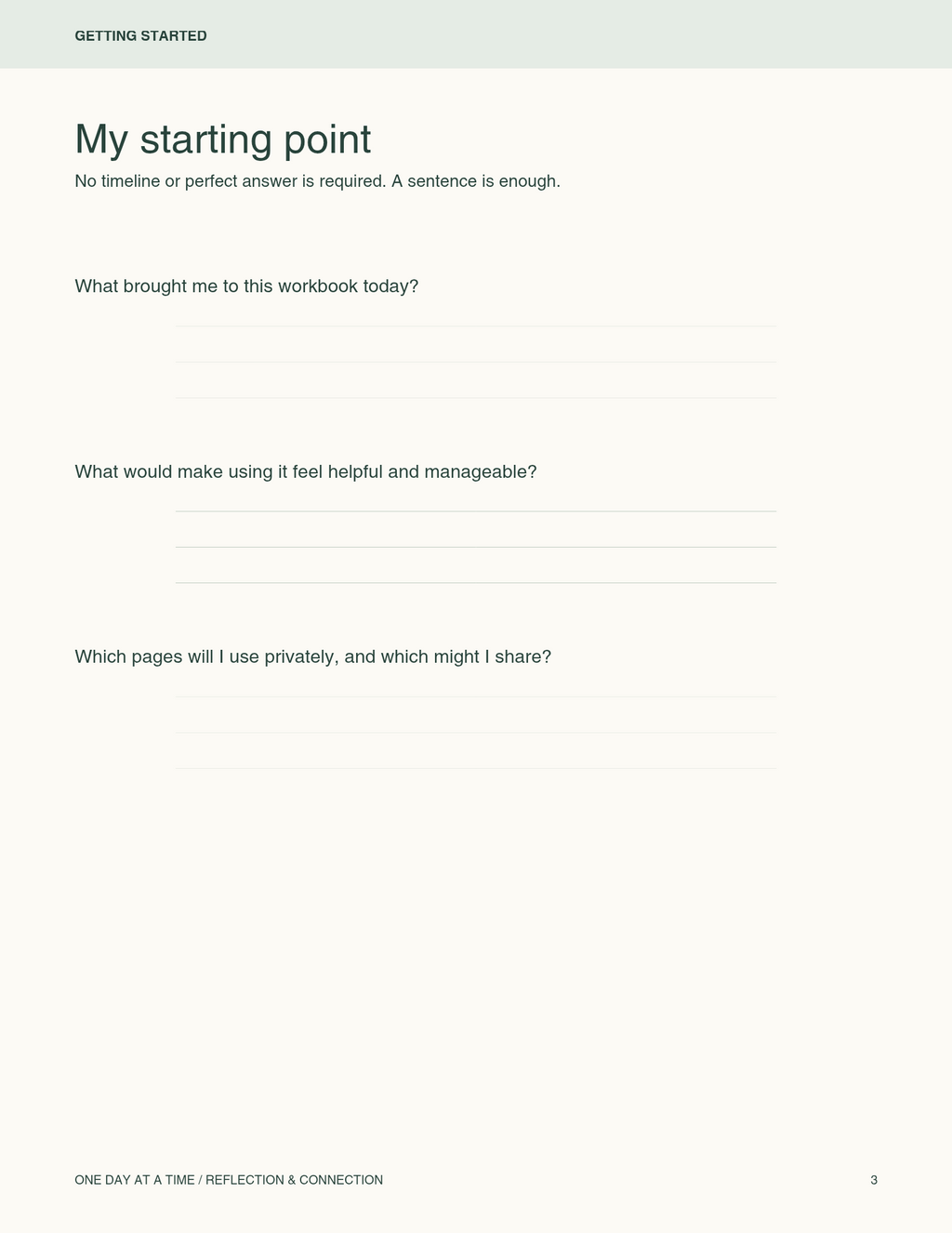A Recovery& Family's connection Workbook