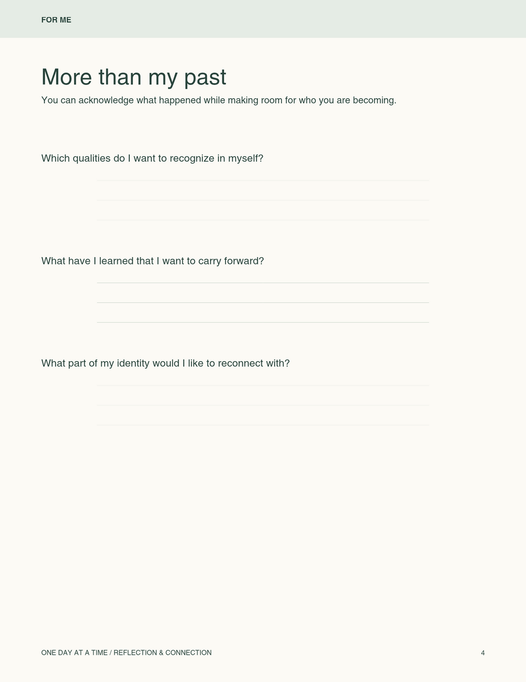 A Recovery& Family's connection Workbook