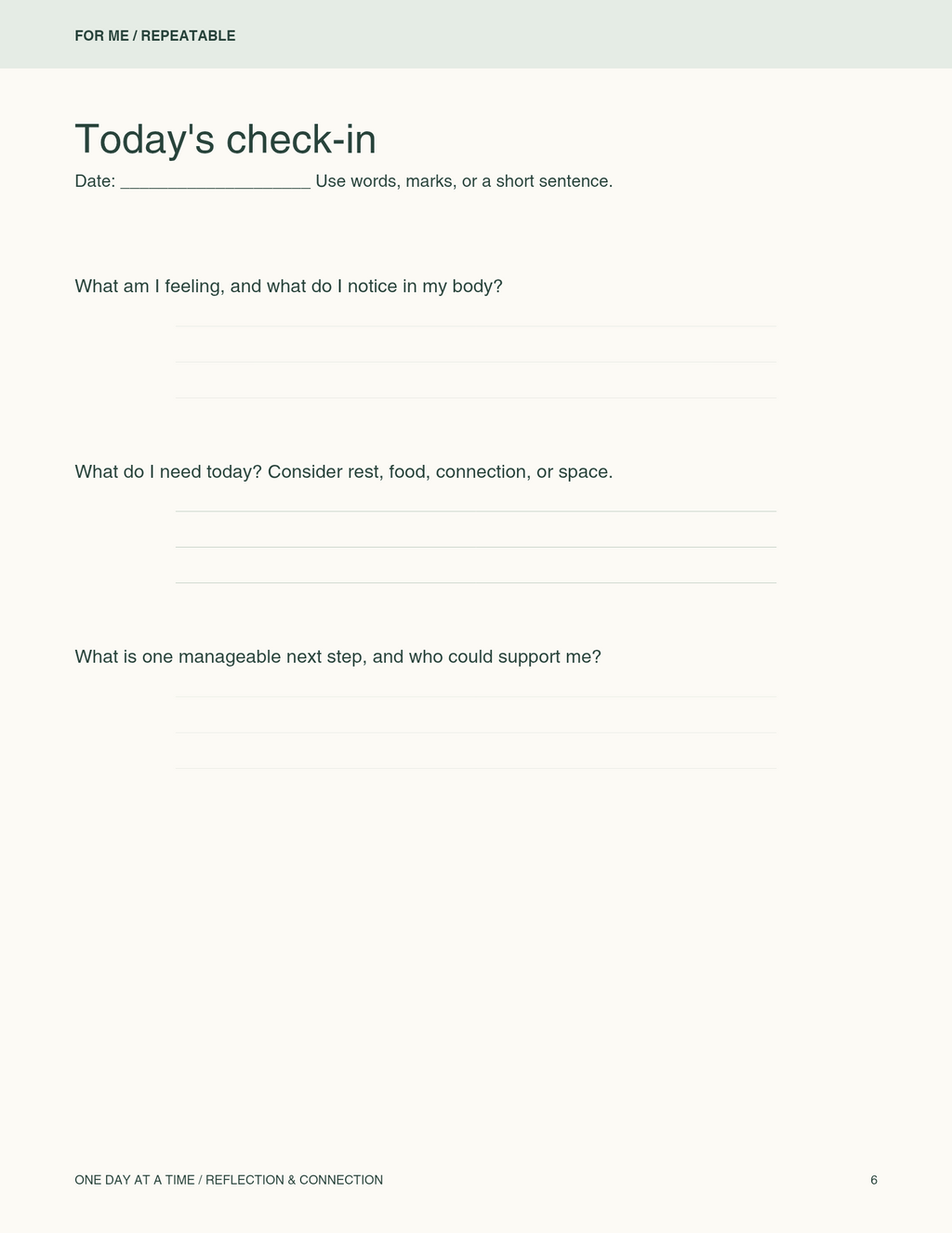 A Recovery& Family's connection Workbook