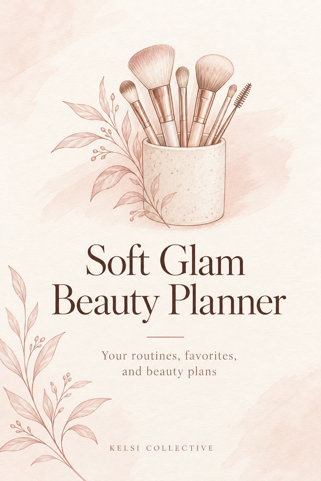 Soft Glam Beauty Planner